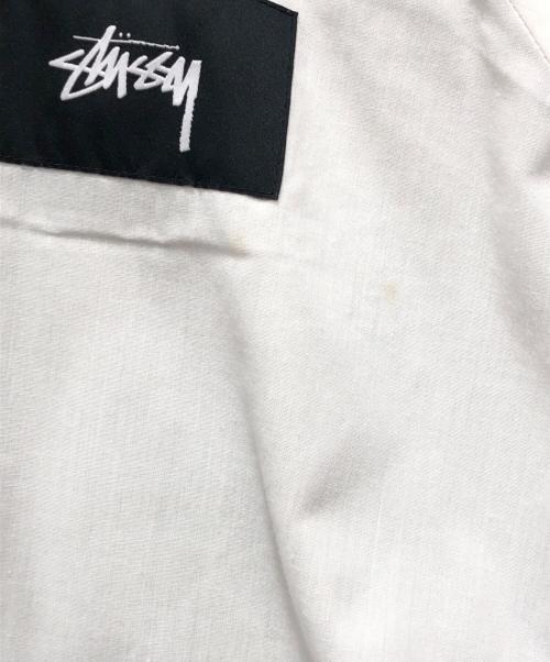 stussy（ステューシー）stussy (ステューシー) Champion (チャンピオン) ヴァーシティーコーチジャケット3 グレー サイズ:Sの古着・服飾アイテム