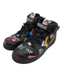 NIKE×SUPREME×NBA（ナイキ×シュプリーム×エヌビーエー）の古着「Air Force 1 Mid '07 "Black"」｜ブラック