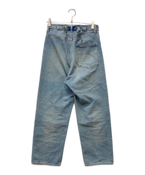 BRILL（ブリル）BRILL (ブリル) 13.2 oz 5ポケットデニムダメージパンツ インディゴ サイズ:34の古着・服飾アイテム