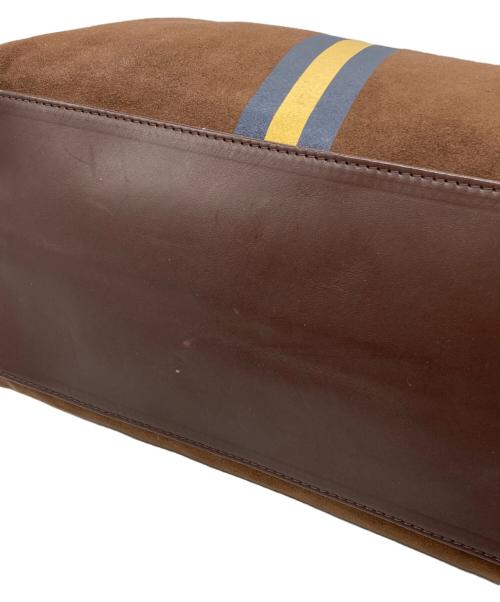 SITA PARANTICA（シータパランティカ）SITA PARANTICA (シータパランティカ) BORDER BOSTON BAG ブラウン サイズ:下記参照の古着・服飾アイテム