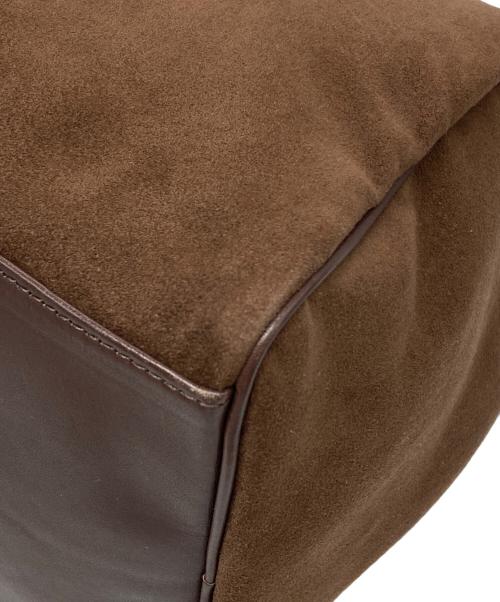SITA PARANTICA（シータパランティカ）SITA PARANTICA (シータパランティカ) BORDER BOSTON BAG ブラウン サイズ:下記参照の古着・服飾アイテム