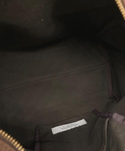 SITA PARANTICA（シータパランティカ）SITA PARANTICA (シータパランティカ) BORDER BOSTON BAG ブラウン サイズ:下記参照の古着・服飾アイテム
