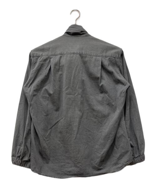 BRILL（ブリル）BRILL (ブリル) ボウタイデニムブラウス グレー サイズ:Fの古着・服飾アイテム