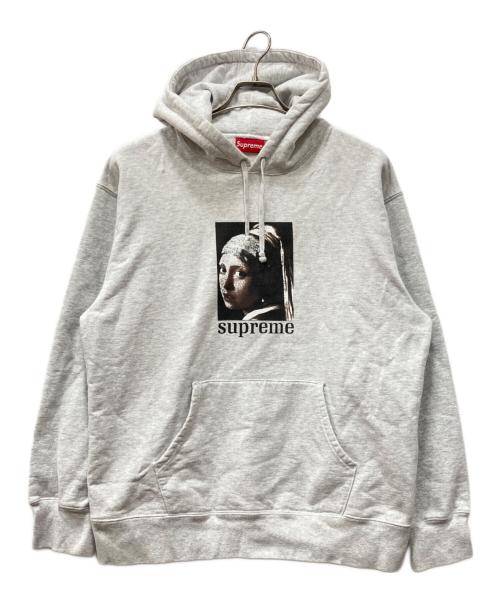 SUPREME（シュプリーム）Supreme (シュプリーム) Pearl Hooded Sweatshirt グレー サイズ:Lの古着・服飾アイテム