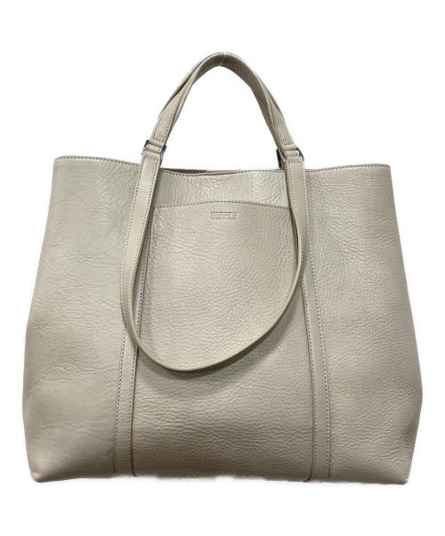 HIROFU（ヒロフ）HIROFU (ヒロフ) レザートートバッグ L グレー サイズ:下記参照の古着・服飾アイテム