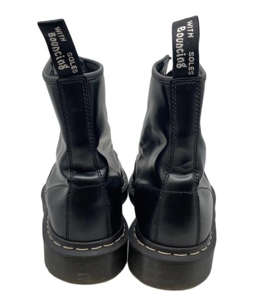Dr.Martens（ドクターマーチン）Dr.Martens (ドクターマーチン) ホワイトステッチ 8 ホール ブーツ ブラック サイズ:UK9の古着・服飾アイテム