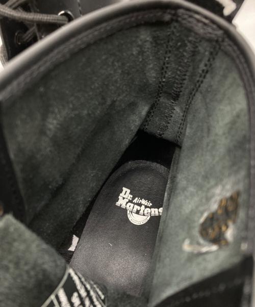 Dr.Martens（ドクターマーチン）Dr.Martens (ドクターマーチン) ホワイトステッチ 8 ホール ブーツ ブラック サイズ:UK9の古着・服飾アイテム