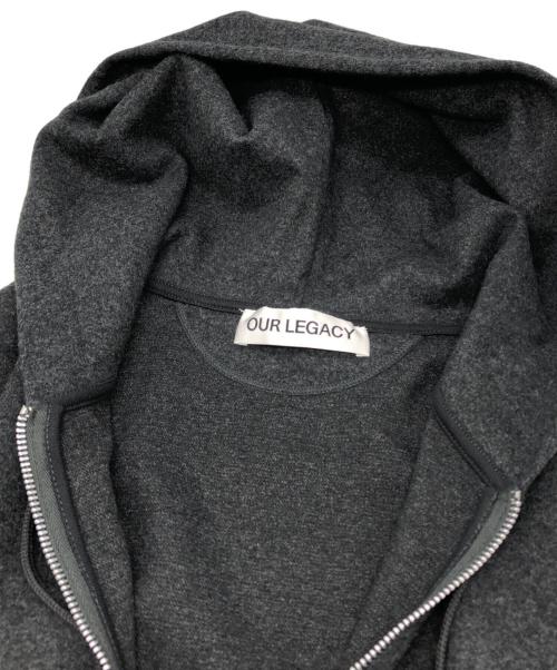 OUR LEGACY（アワーレガシー）OUR LEGACY (アワーレガシー) Rascal Hood ジップパーカー グレー サイズ:48の古着・服飾アイテム