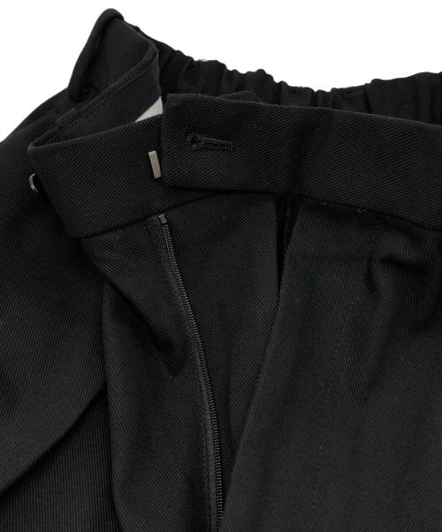 MARKAWARE（マーカウェア）MARKAWARE (マーカウェア) ORGANIC COTTON SURVIVAL CLOTH CLASSIC FIT TROUSERS ブラック サイズ:1の古着・服飾アイテム