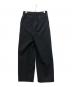 MARKAWARE (マーカウェア) ORGANIC COTTON SURVIVAL CLOTH CLASSIC FIT TROUSERS ブラック サイズ:1：18000円