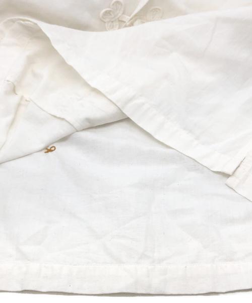 45R（フォーティファイブ・アール）45R (フォーティファイブ・アール) インドカディオックスの908クローバーノットシャツ ホワイト サイズ:★★の古着・服飾アイテム