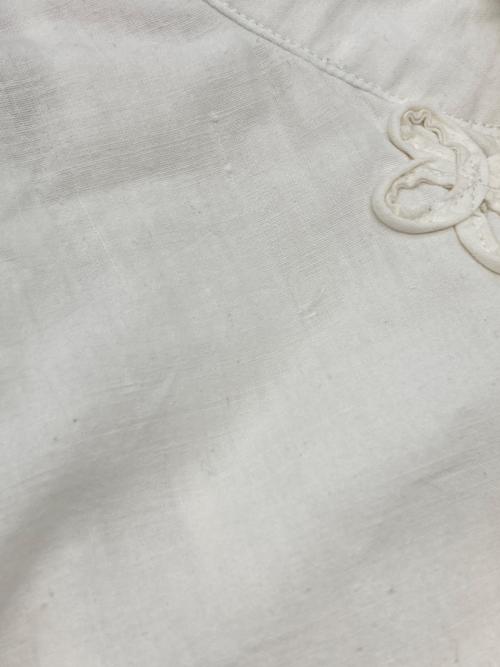 45R（フォーティファイブ・アール）45R (フォーティファイブ・アール) インドカディオックスの908クローバーノットシャツ ホワイト サイズ:★★の古着・服飾アイテム