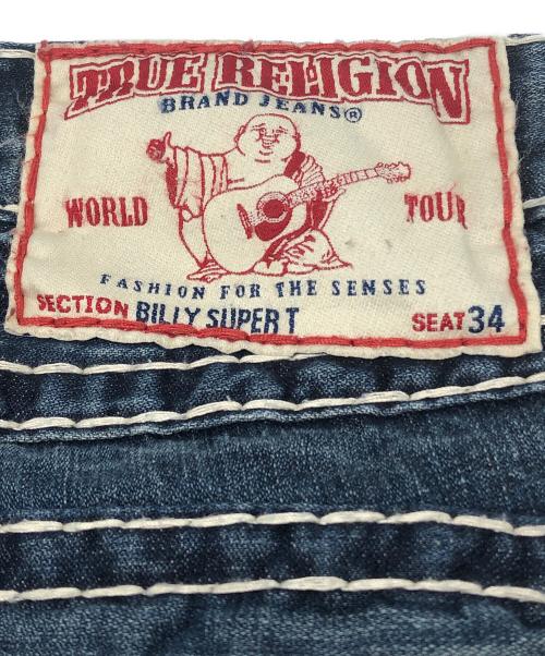 TRUE RELIGION（トゥルー レリジョン）TRUE RELIGION (トゥルー レリジョン) billy super t ブルー サイズ:34の古着・服飾アイテム