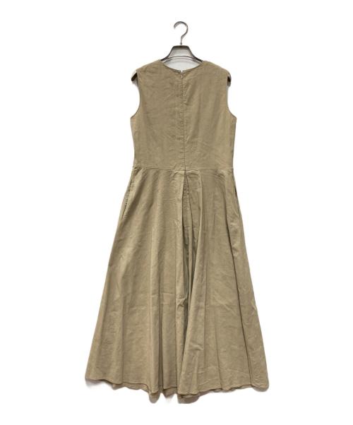 theory luxe（セオリーリュクス）theory luxe (セオリーリュクス) LUSH LINEN ロングワンピース ベージュ サイズ:38の古着・服飾アイテム