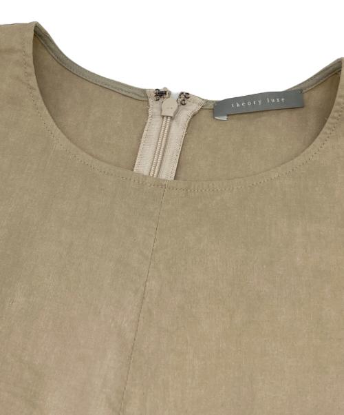 theory luxe（セオリーリュクス）theory luxe (セオリーリュクス) LUSH LINEN ロングワンピース ベージュ サイズ:38の古着・服飾アイテム