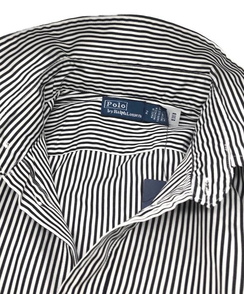 POLO RALPH LAUREN（ポロ・ラルフローレン）POLO RALPH LAUREN (ポロ・ラルフローレン) ストライプシャツ ホワイト×グレー サイズ:2 未使用品の古着・服飾アイテム