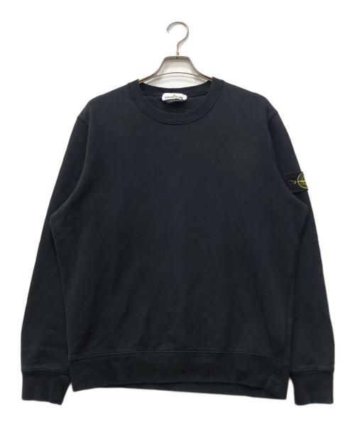 STONE ISLAND（ストーンアイランド）STONE ISLAND (ストーンアイランド) ワッペンパッチスウェット ブラック サイズ:XLの古着・服飾アイテム