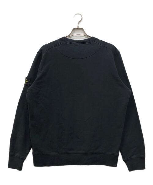 STONE ISLAND（ストーンアイランド）STONE ISLAND (ストーンアイランド) ワッペンパッチスウェット ブラック サイズ:XLの古着・服飾アイテム