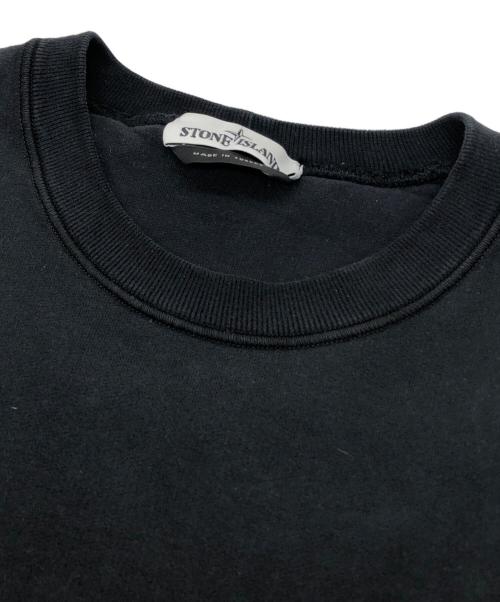 STONE ISLAND（ストーンアイランド）STONE ISLAND (ストーンアイランド) ワッペンパッチスウェット ブラック サイズ:XLの古着・服飾アイテム
