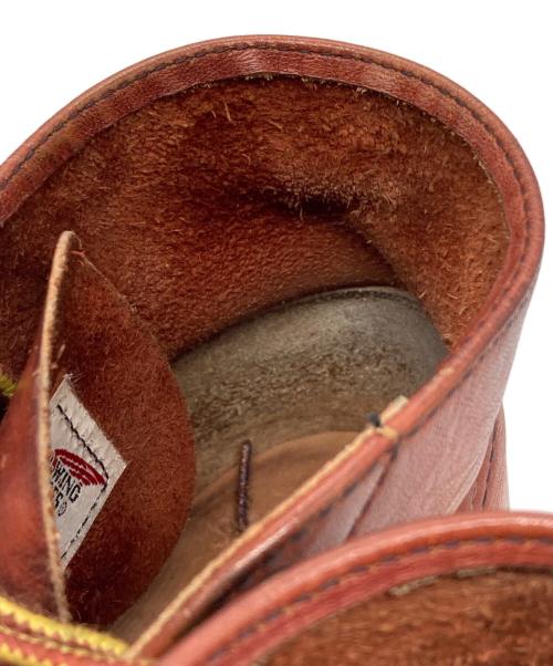 RED WING（レッドウィング）RED WING (レッドウィング) 6インチクラシックラウンドトゥワークブーツ ブラウン サイズ:US8Dの古着・服飾アイテム