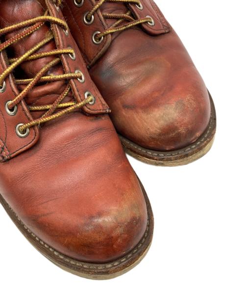 RED WING（レッドウィング）RED WING (レッドウィング) 6インチクラシックラウンドトゥワークブーツ ブラウン サイズ:US8Dの古着・服飾アイテム