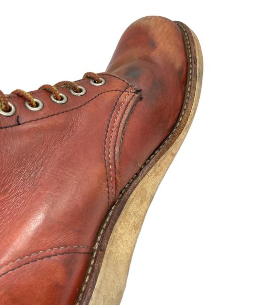 RED WING（レッドウィング）RED WING (レッドウィング) 6インチクラシックラウンドトゥワークブーツ ブラウン サイズ:US8Dの古着・服飾アイテム