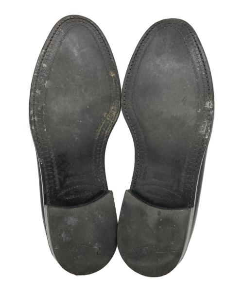 The Kenford Fineshoes（ケンフォードファインシューズ）THE KENFORD FINESHOES (ケンフォードファインシューズ) ペイズリーエンボスコンビローファー ブラック サイズ:27 1/2の古着・服飾アイテム