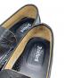 中古・古着 THE KENFORD FINESHOES (ケンフォードファインシューズ) ペイズリーエンボスコンビローファー ブラック サイズ:27 1/2：18000円