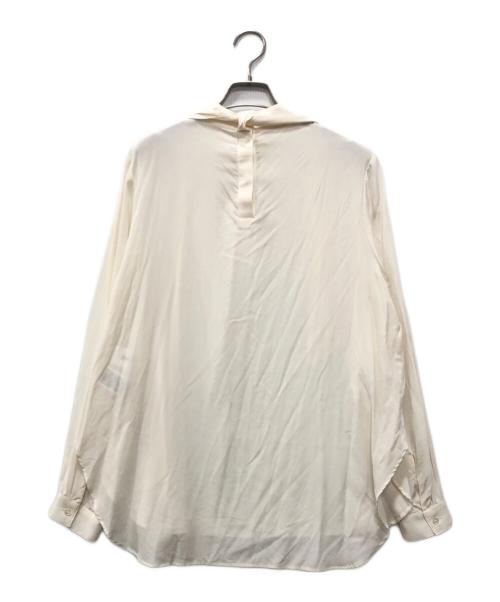 SOEJU（ソージュ）SOEJU (ソージュ) シルクストレッチボウタイブラウス ホワイト サイズ:下記参照の古着・服飾アイテム