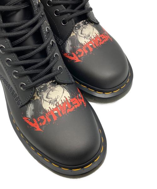 Dr.Martens（ドクターマーチン）Dr.Martens (ドクターマーチン) 1460 METALLICA SKULL LIGHTENING 8 ホール ブーツ ブラック サイズ:UK7 未使用品の古着・服飾アイテム