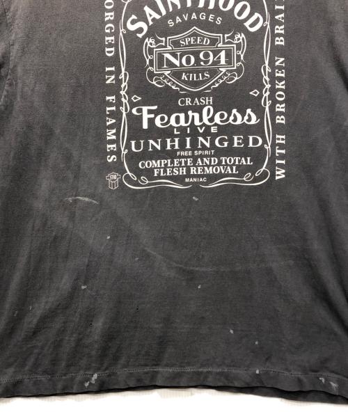 SAINT MICHAEL（セントマイケル）SAINT MICHAEL (セントマイケル) NEIGHBORHOOD (ネイバーフッド) STHD . SS TEE SAINT NBHD グレー サイズ:Lの古着・服飾アイテム