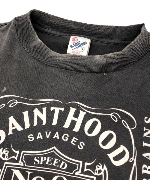 SAINT MICHAEL（セントマイケル）SAINT MICHAEL (セントマイケル) NEIGHBORHOOD (ネイバーフッド) STHD . SS TEE SAINT NBHD グレー サイズ:Lの古着・服飾アイテム