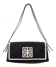 GIVENCHY（ジバンシィ）の古着「ダブルショルダーキャンバストートバッグ」｜ブラック