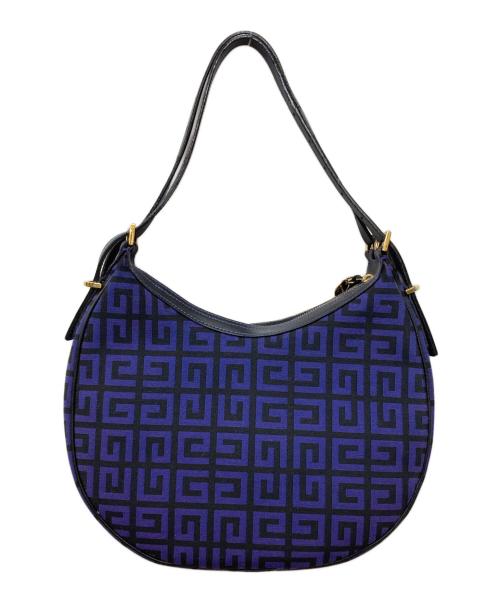 GIVENCHY（ジバンシィ）GIVENCHY (ジバンシィ) 4Gロゴ タッセルショルダーバッグ パープル×ブラック サイズ:下記参照の古着・服飾アイテム