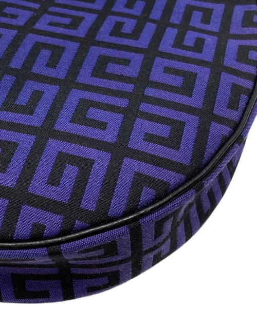 GIVENCHY（ジバンシィ）GIVENCHY (ジバンシィ) 4Gロゴ タッセルショルダーバッグ パープル×ブラック サイズ:下記参照の古着・服飾アイテム