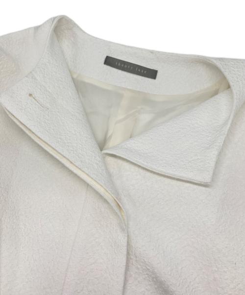 theory luxe（セオリーリュクス）theory luxe (セオリーリュクス) Blanc Harris Coat ホワイト サイズ:40の古着・服飾アイテム
