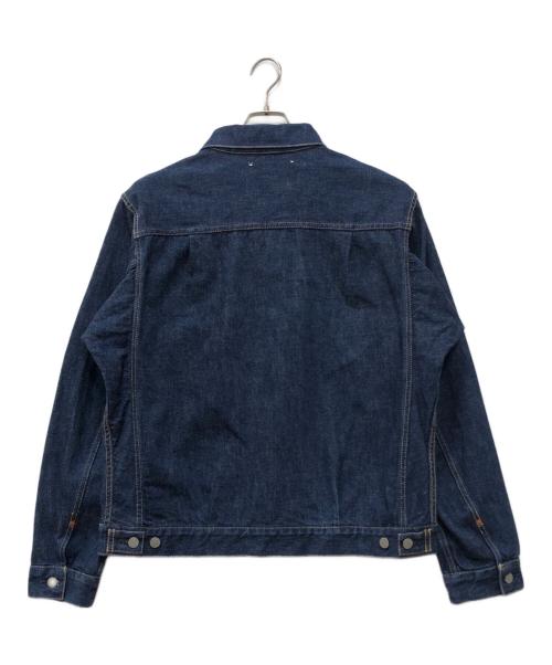 SCYEBASICS（サイベーシックス）SCYEBASICS (サイベーシックス) Pivot Sleeve Trucker Jacket インディゴ サイズ:40の古着・服飾アイテム