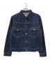 SCYEBASICS（サイベーシックス）の古着「Pivot Sleeve Trucker Jacket」｜インディゴ