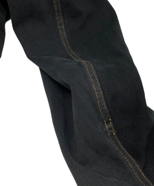 HARLEY-DAVIDSON（ハーレーダビッドソン）HARLEY-DAVIDSON (ハーレーダビッドソン) イーグルワッペンデニムジャケット ブラック サイズ:Lの古着・服飾アイテム