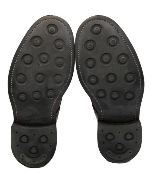 Tricker's（トリッカーズ）Tricker's (トリッカーズ) STOW カーフ フルブローグ シングルダイナイトソール カントリーブーツ ブラウン サイズ:8-5の古着・服飾アイテム