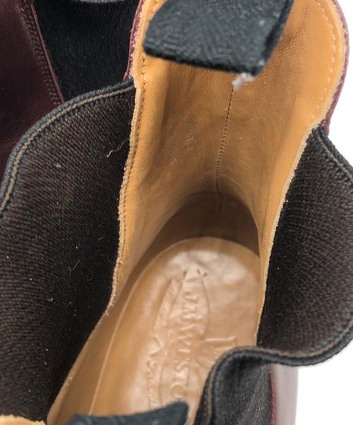 J.M.WESTON（ジェイエムウエストン）J.M.WESTON (ジェイエムウエストン) 705 チェルシーブーツ バーガンディ ブラウン サイズ:7Dの古着・服飾アイテム
