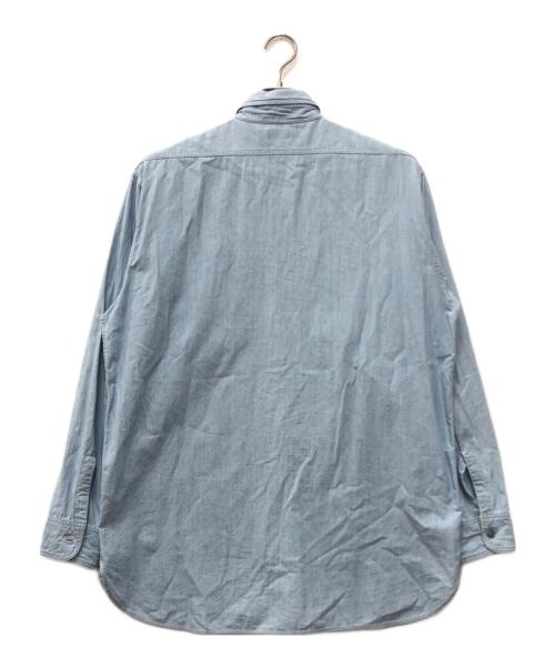 CIOTA（シオタ）CIOTA (シオタ) スビンコットン シャンブレー ミリタリーシャツ スカイブルー サイズ:6の古着・服飾アイテム