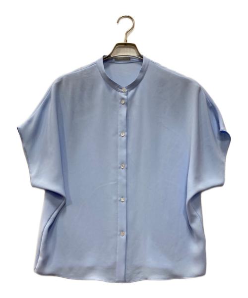 theory luxe（セオリーリュクス）theory luxe (セオリーリュクス) Marvine Amia Blouse ブルー サイズ:38の古着・服飾アイテム