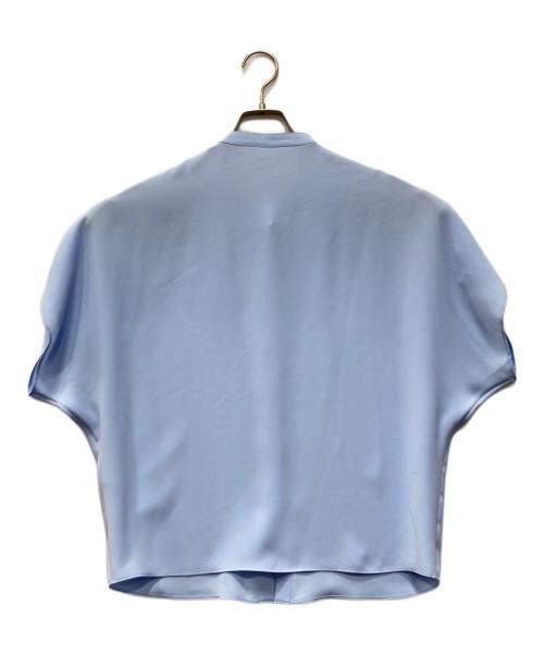 theory luxe（セオリーリュクス）theory luxe (セオリーリュクス) Marvine Amia Blouse ブルー サイズ:38の古着・服飾アイテム