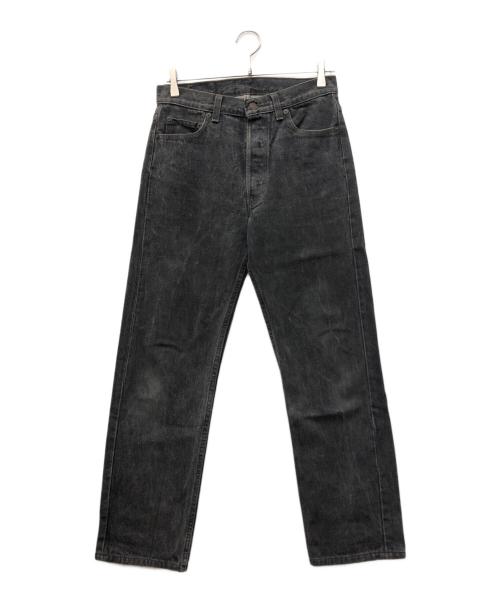 LEVI'S（リーバイス）LEVI'S (リーバイス) USA501 先染めブラックデニムパンツ ブラック サイズ:W30×L30の古着・服飾アイテム