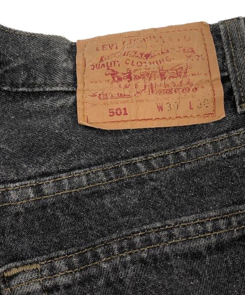 LEVI'S（リーバイス）LEVI'S (リーバイス) USA501 先染めブラックデニムパンツ ブラック サイズ:W30×L30の古着・服飾アイテム