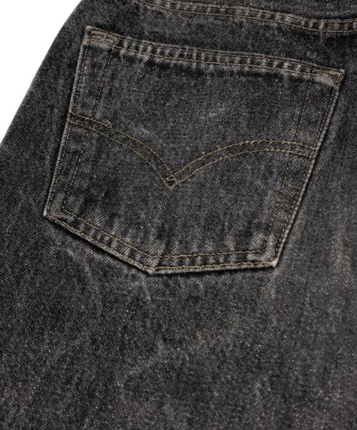 LEVI'S（リーバイス）LEVI'S (リーバイス) USA501 先染めブラックデニムパンツ ブラック サイズ:W30×L30の古着・服飾アイテム