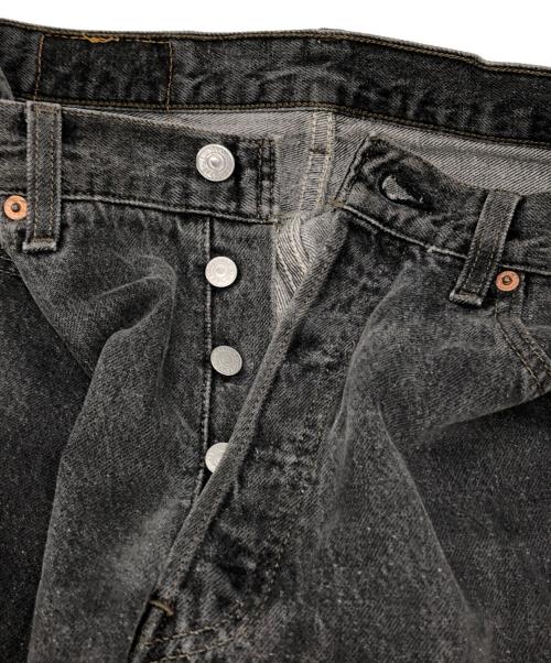 LEVI'S（リーバイス）LEVI'S (リーバイス) USA501 先染めブラックデニムパンツ ブラック サイズ:W33×L30の古着・服飾アイテム