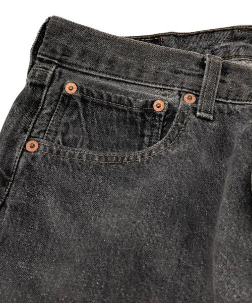 LEVI'S（リーバイス）LEVI'S (リーバイス) USA501 先染めブラックデニムパンツ ブラック サイズ:W33×L30の古着・服飾アイテム