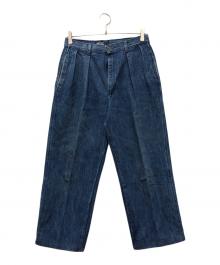 POLO RALPH LAUREN（ポロ・ラルフローレン）の古着「2タックデニムトラウザー」｜インディゴ